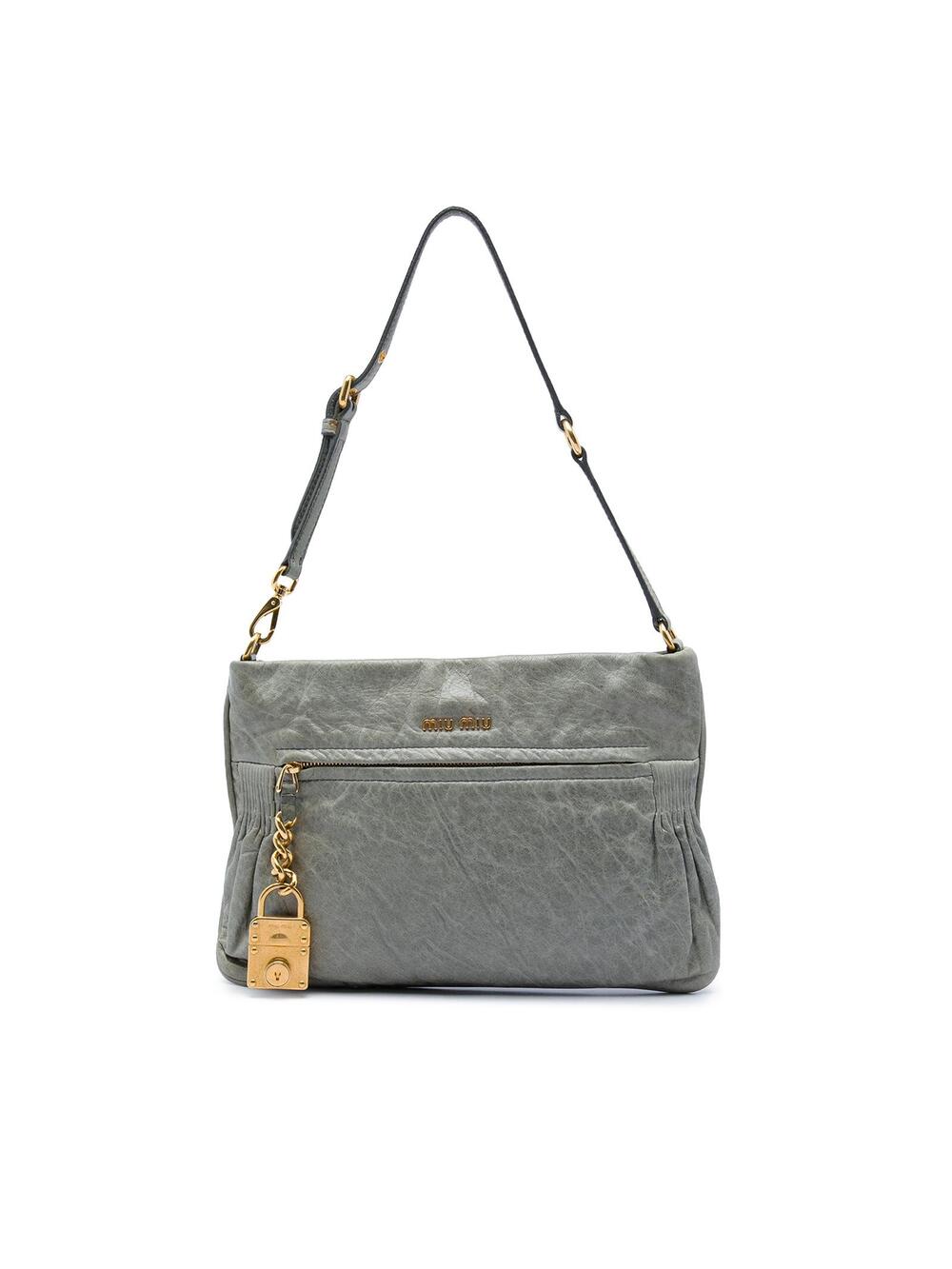 Miu Nappa Charm Shoulder Bag #319883M68B